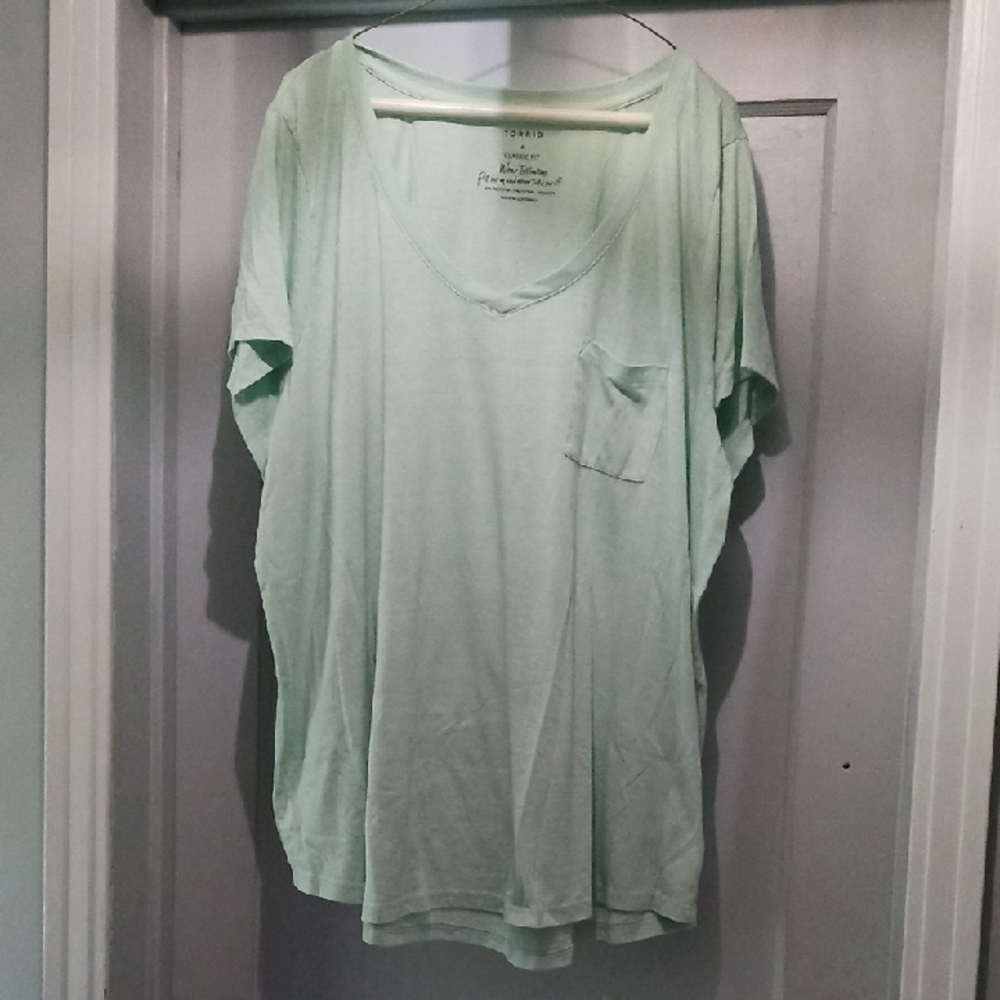 Torrid Mint Green Classic Fit Tee